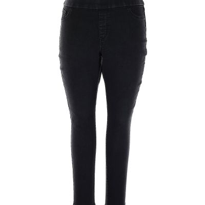 Nine West Women Black Jeggings 14