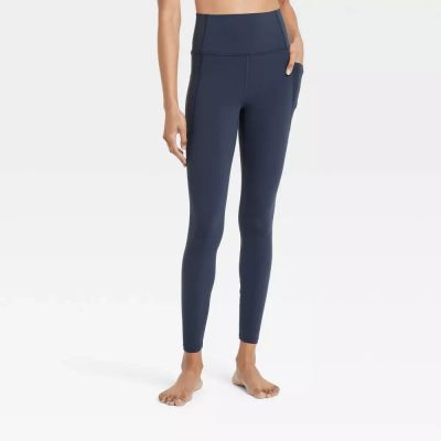 Womens Soft Ultra High-Rise Pocketed Leggings All in Motion ( Sz -L) 