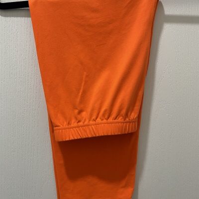 Leggings Depot Buttery Soft Solid Orange Capri Leggings - Plus Size Fits 14-22