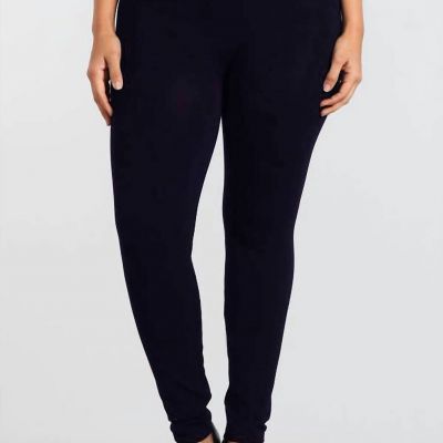 M.rena tummy tuck legging - plus in Ink - size One Size