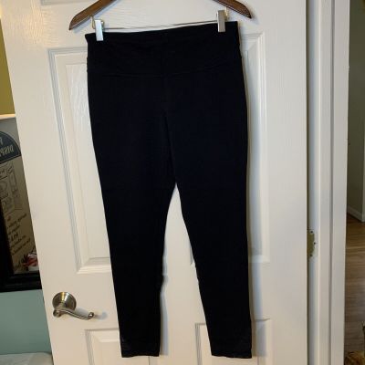 Kirkland Leggings Sheer Calf Accent Extra Waist Support Size M