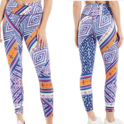 NEW Free People Movement Ashford High Rise Lose Control Leggings in Ski Combo XS