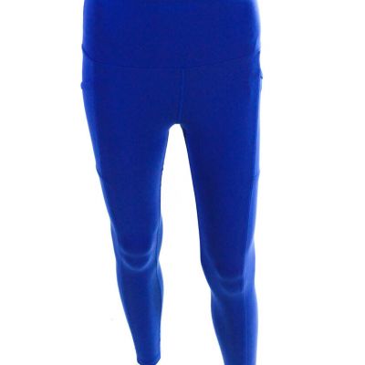 Running Bare Womens Power Moves Full Length Leggings Electric Blue Size 2/4