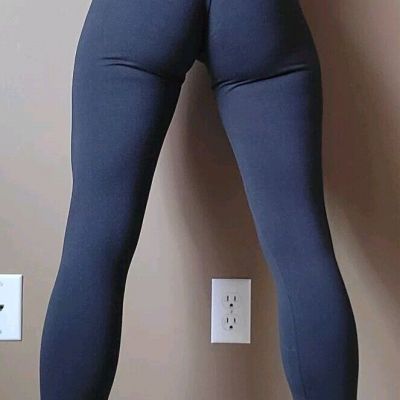 NWT Offline by Aerie OG Black Legging Charcoal Logo Waistband | Size Small