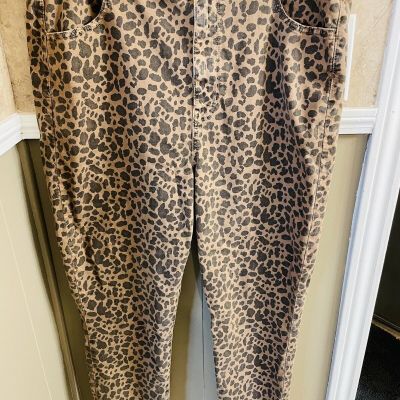 American Eagle Cheetah Print Leggings Size 18