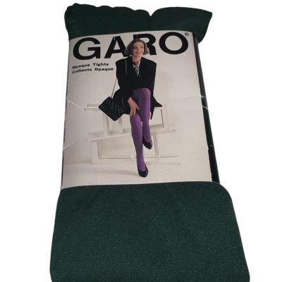 Vintage GARO Hosiery Opaque Tights Hunter Green Canada