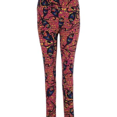 Lularoe Women Red Leggings 1X Plus