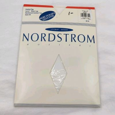 Panty Hose Nordstrom Hosiery Lycra Sheer Leg Size B White Style 93