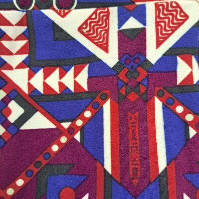 LuLaRoe One Size Leggings RWB, Hunter Green, & Plum Geometric Print