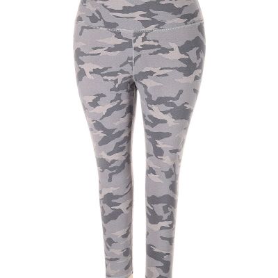 Philosophy Republic Clothing Women Gray Leggings 2X Plus