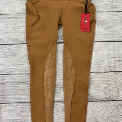 SPANX RIDING NWT Womens Medium Camel Pull On Stretch Breeches Jodhpur Leggings