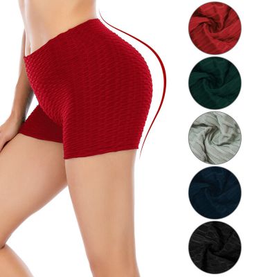 Women Sports Yoga Shorts High-waisted Gym Workout Fitness Casual Hot Pants