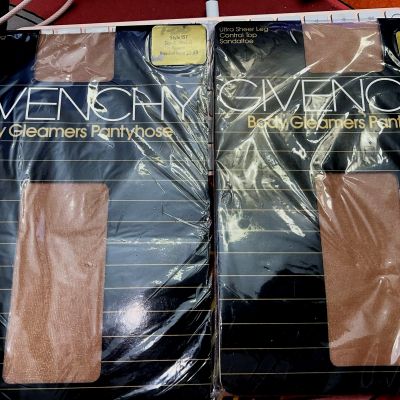 Givenchy body gleamers pantyhose Size C Model Bronze NEW br5