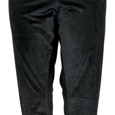 Women Control Petite No Side Seam Corduroy Legging Women's Leggings Sz S Black