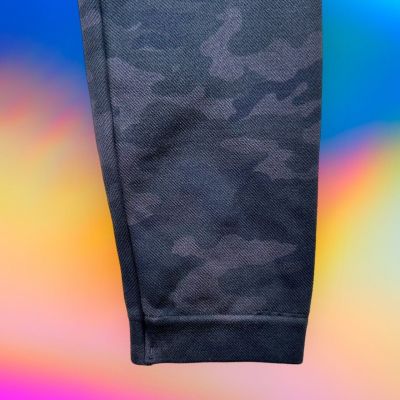 Spanx Women Look At Me Now High Waisted Seamless Leggings Black Camo Size Medium