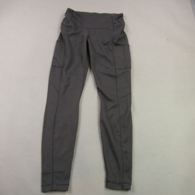 Patagonia Leggings Womens Small Workout Gym Stretch Lightweight Gray Pockets