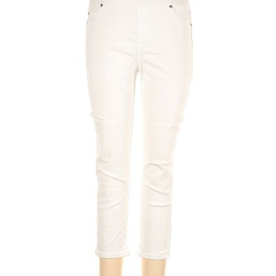 Liverpool Los Angeles Women Ivory Jeggings 10