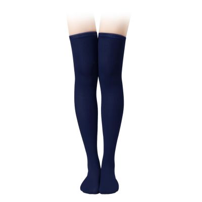1 Pair Thigh High Socks Cotton Soft Knee High Long Stockings Leg Warmers for ...
