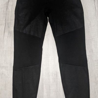 Spanx Assets Red Hot Label Structured Leggings Moto Women's Sz Large Black