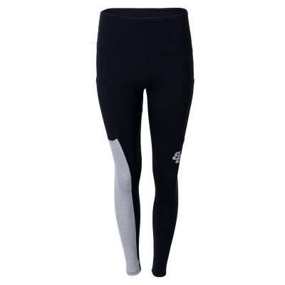 Belen Berbel Women`s Dark Tennis Tights Black and White