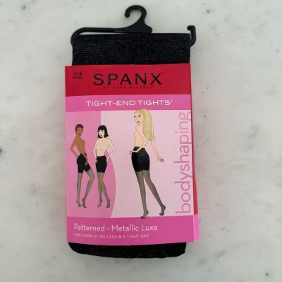 SPANX Womens Tight-End Tights Metallic Luxe NWT - Size D