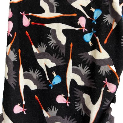 NWT LuLaRoe TC LEGGINGS BLACK STORKS BABY GENDER SHOWER BOY GIRL PREGNANCY