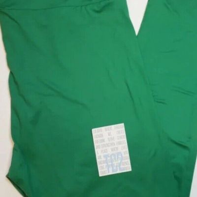 New Lularoe TC2  Size 18 + St Patricks Solid Kelly Green Leggings.