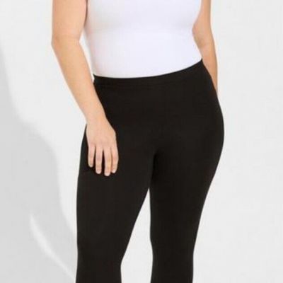 Torrid 2 2x CROP PREMIUM LEGGING Black New with tags NWT ATHLEISURE GYM WORKOUT