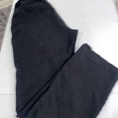 Karen Kane Active Black Long Sports Pant Very Thick. Made In USA