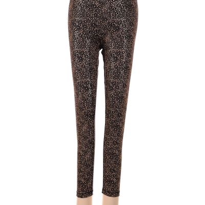 Black Line by Noli Women Brown Leggings XS