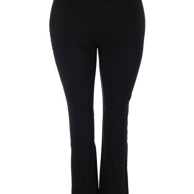 Dana Buchman Women Black Leggings 2X Plus