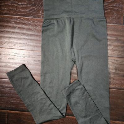 High Waisted Fleece Lined Compression Leggings