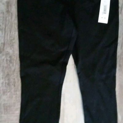 Woman's 3 Dot Black Thick Waistband Leggings - Size S