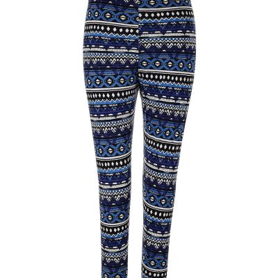 Bobbie Brooks Women Blue Leggings 2X Plus