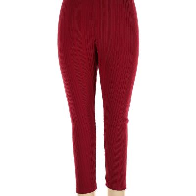 Shein Women Red Leggings 3X Plus