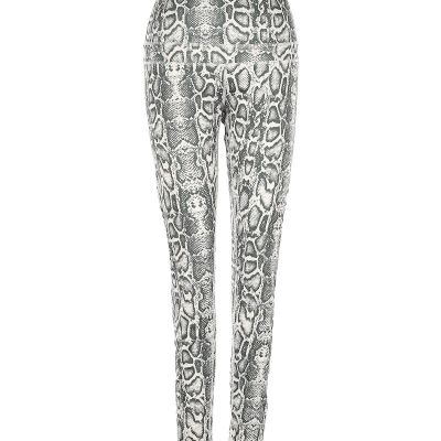 Savvi Fit Women Silver Leggings M