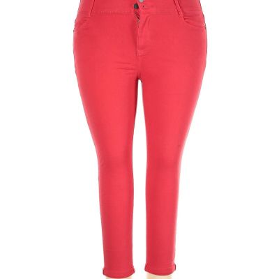 Apt. 9 Women Red Jeggings 18 Plus