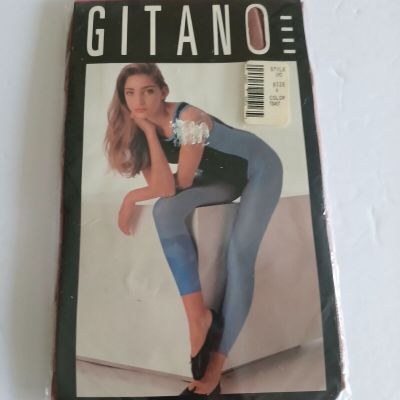 VINTAGE GITANO Tights Size A Footless 1988