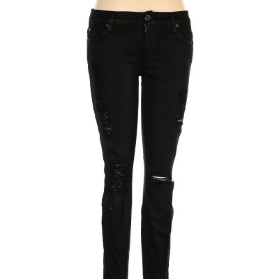 7 For All Mankind Women Black Jeggings 28W