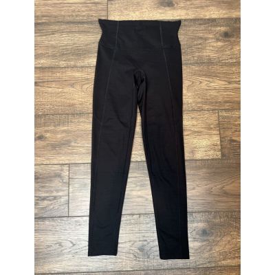 Spanx Activewear Black High Waisted Leggings Stretch Ankle Size Women’s Medium