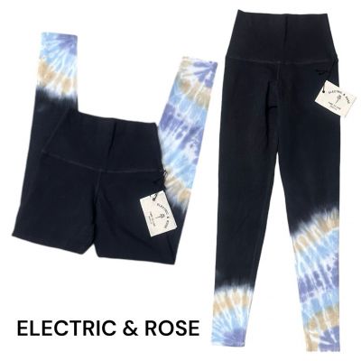 NWT Electric & Rose Tie-Dye High Waist Athleisure Loungewear Loungewear Size XS