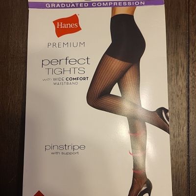 Hanes Premium Women's Perfect Tights - Black X Large.  B75