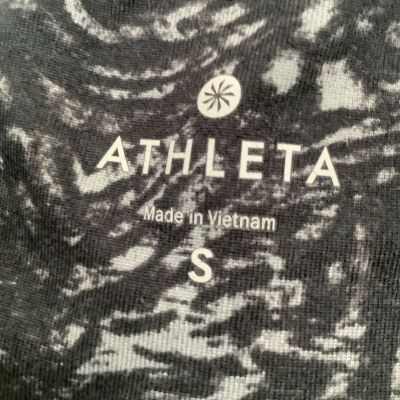 Athleta  Leggings  Size Small Black And Gray Workout Athletic Gym Activewear