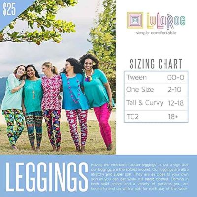 LuLaRoe Disney Tigger Leggings Stretch Tall & Curvy Comfort Womens Plus Size TC2