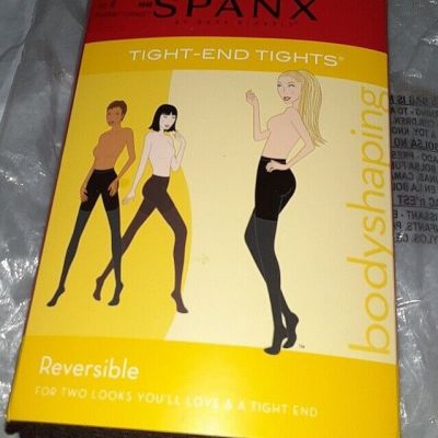 Womens SPANX BodyShaping  Black Reversible Tight End Tights Size E