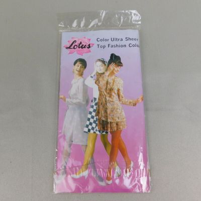 Lotus Ultra Sheer Top Fashion Color Nylon Pantyhose #3746
