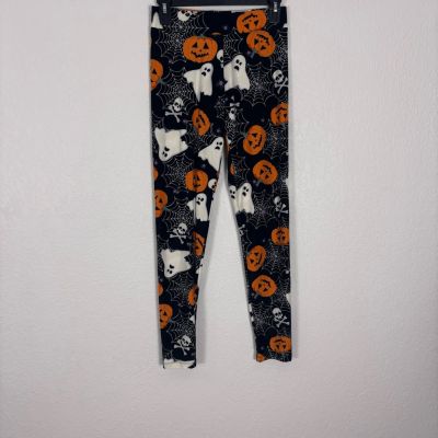 NWT Runway Ready Black with Ghost & Pumpkin Printed Leggings