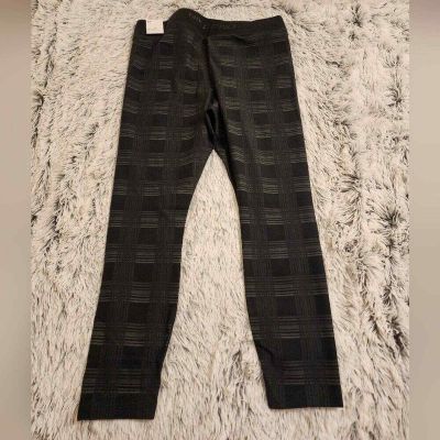 Nike Pro plaid super soft mid rise tight full length leggings plus size 1X new!!