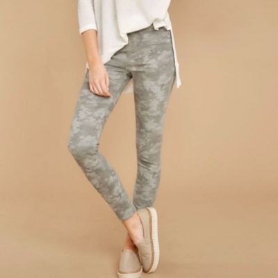 SPANX Stone Wash Camo Ankle Jean-ish Leggings