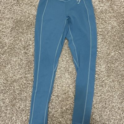 Gymshark Teal Compression Workout Leggings S